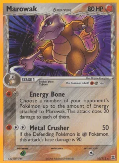 Marowak Reverse Holo