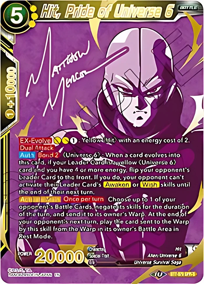 Hit, Pride of Universe 6 [SPR Signature] #BT7-079