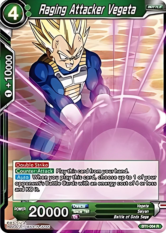 Raging Attacker Vegeta #BT1-064