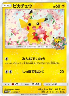 Pikachu Pokemon Center 20th Anniversary Campaign 224sm P