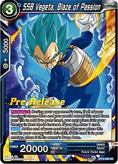 SSB Vegeta, Blaze of Passion [Pre-Release]