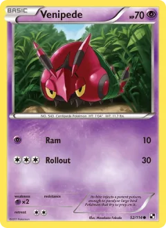 Venipede Reverse Holo