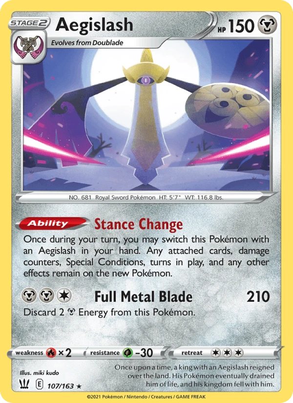 Aegislash Holo #107