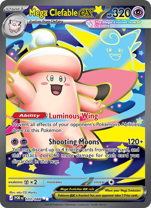 Mega Clefable Ex #103
