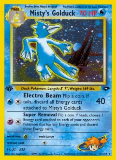 Misty's Golduck 1st Edition