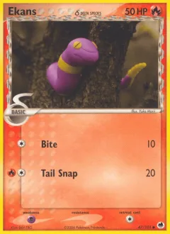 Ekans Reverse Holo