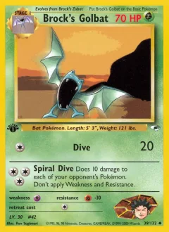 Brock's Golbat 1st Edition