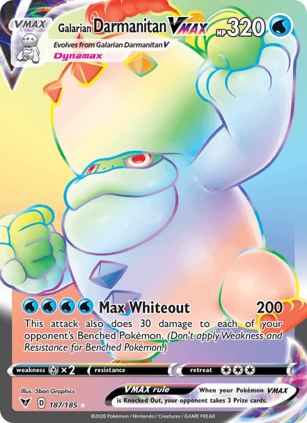 Galarian Darmanitan Vmax #187