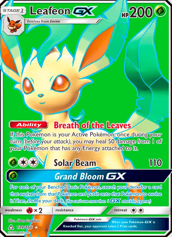 Leafeon Gx #139
