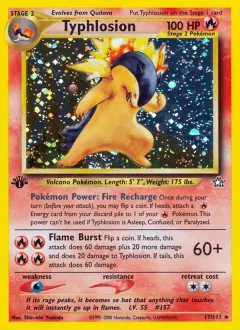 Typhlosion 1st Edition