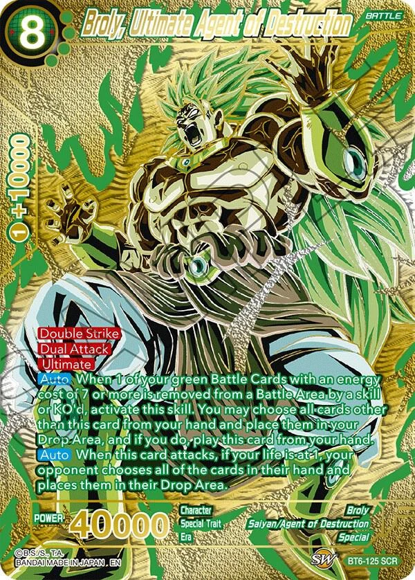 Broly, Ultimate Agent of Destruction [Premium Edition] #BT6-125