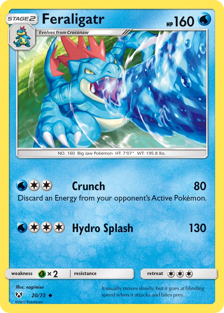 Feraligatr Reverse Holo #20