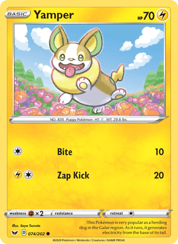 Yamper Reverse Holo #74