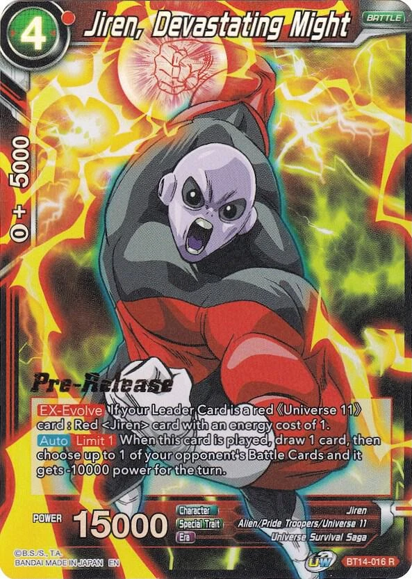Jiren, Devastating Might [Pre-Release] #BT14-016