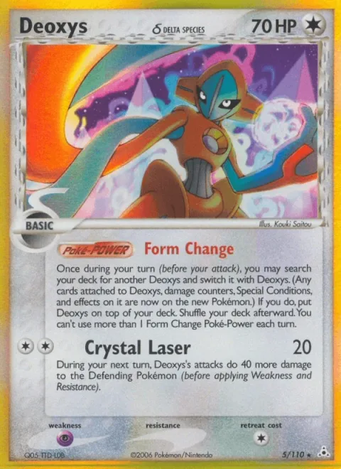 Deoxys Normal Reverse Holo