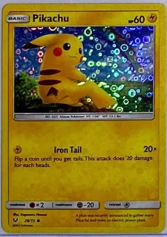Pikachu Sequin Holo