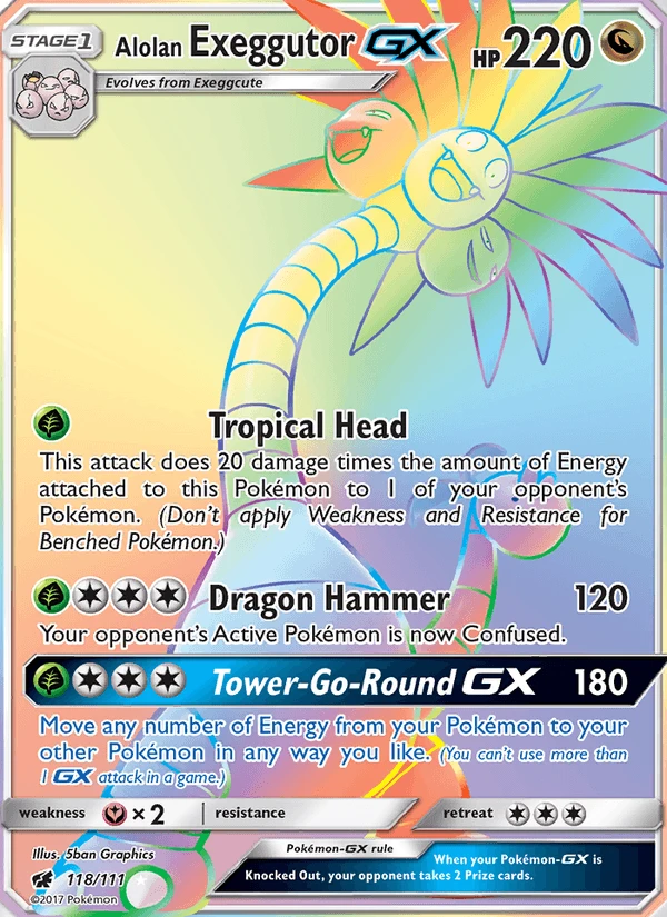 Alolan Exeggutor Gx #118