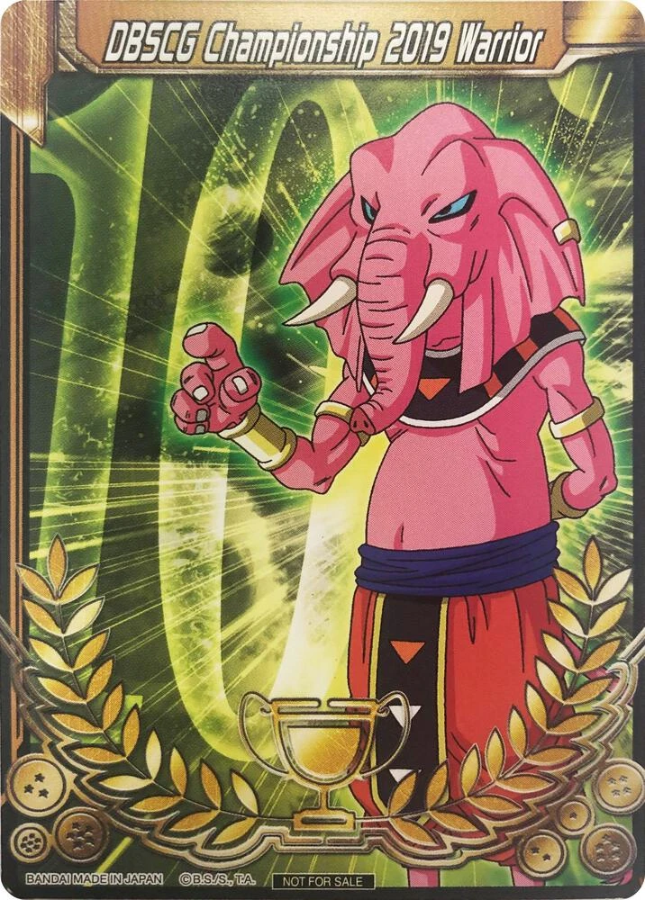 DBSCG Championship 2019 Warrior (Merit Card) - Universe 10 "Rumush" [Tournament Promo] #10