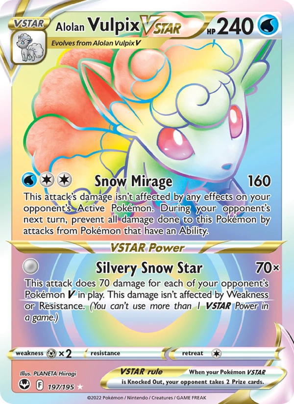 Alolan Vulpix Vstar #197