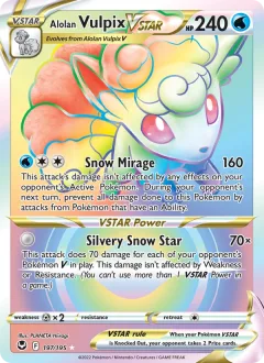 Alolan Vulpix Vstar