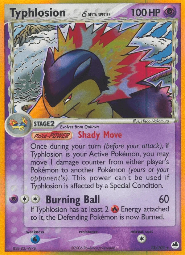 Typhlosion Holo #12