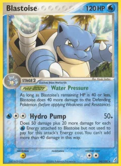 Blastoise Reverse Holo