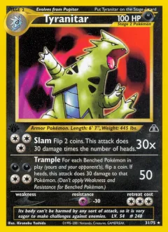 Tyranitar 1st Edition