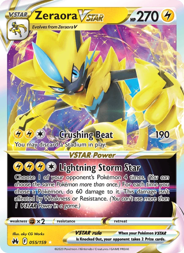 Zeraora Vstar #55