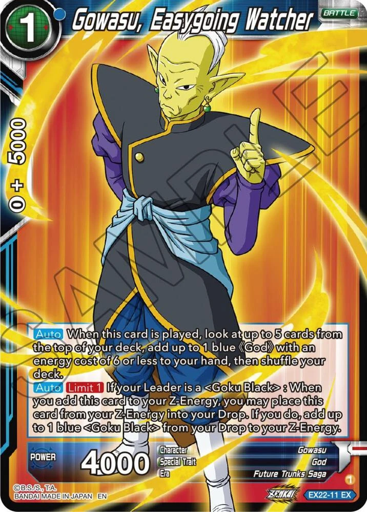 Gowasu, Easygoing Watcher #EX22-11