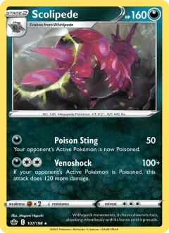 Scolipede Reverse Holo