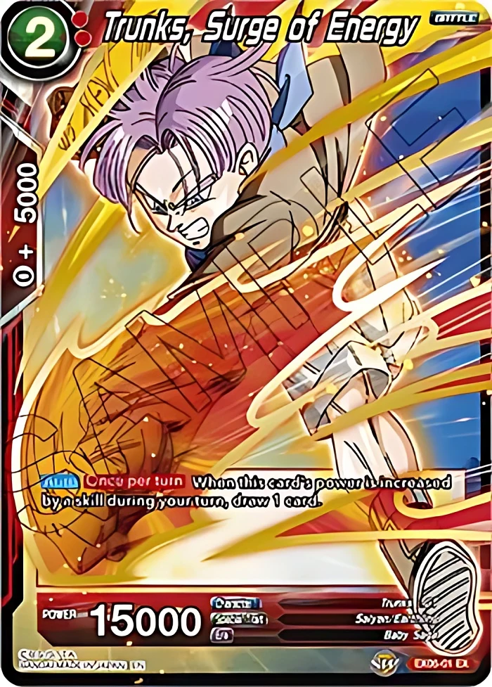 Trunks, Surge of Energy #EX06-01