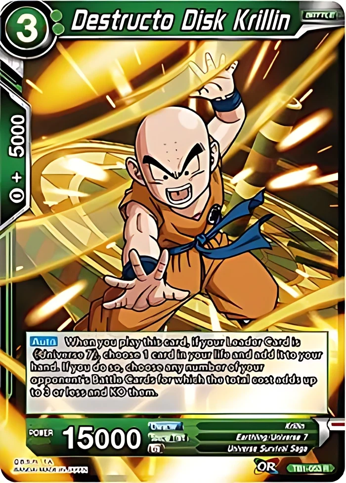 Destructo Disk Krillin [Tournament Promo] #TB1-053