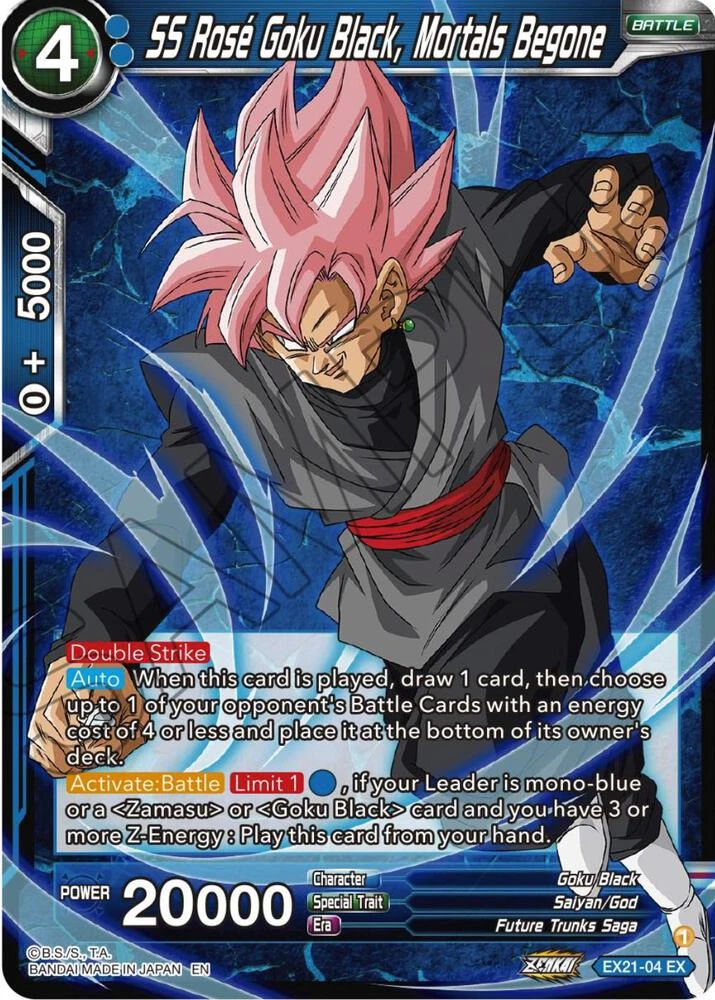 SS Rose Goku Black, Mortals Begone #EX21-04