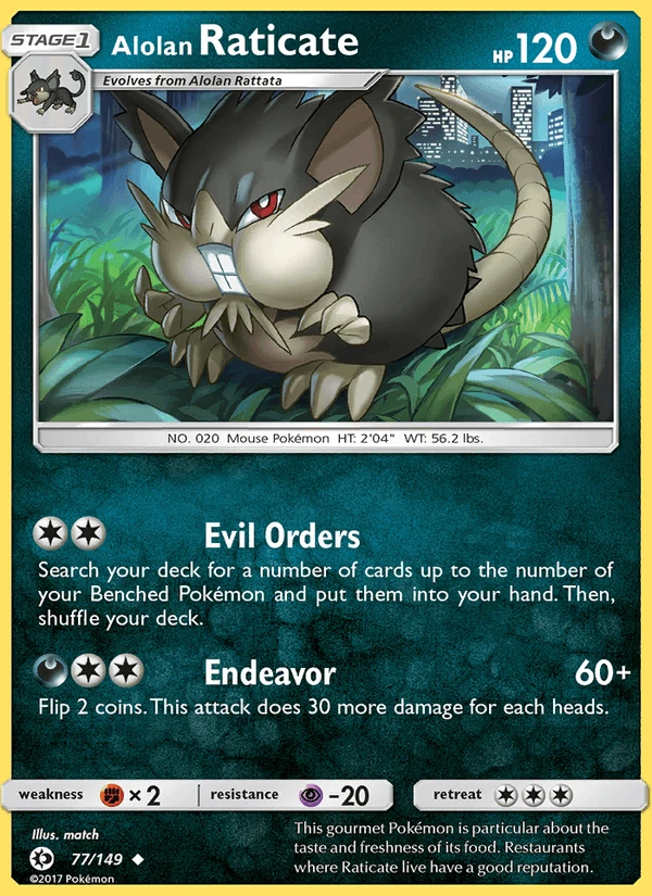 Alolan Raticate #77