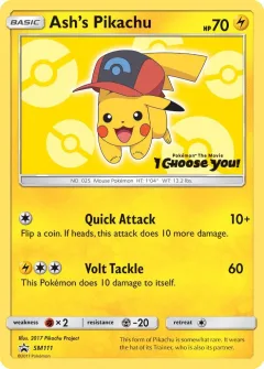 Ash's Pikachu Sm111