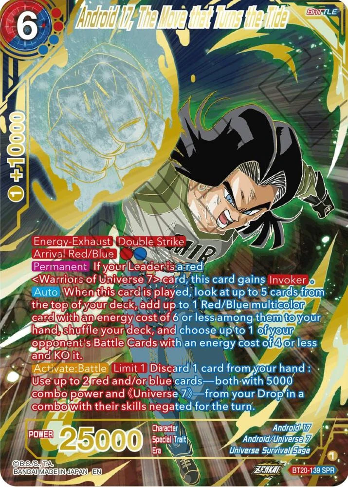 Android 17, The Move that Turns the Tide [SPR] #BT20-139