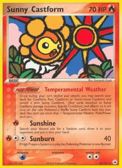 Sunny Castform Reverse Holo