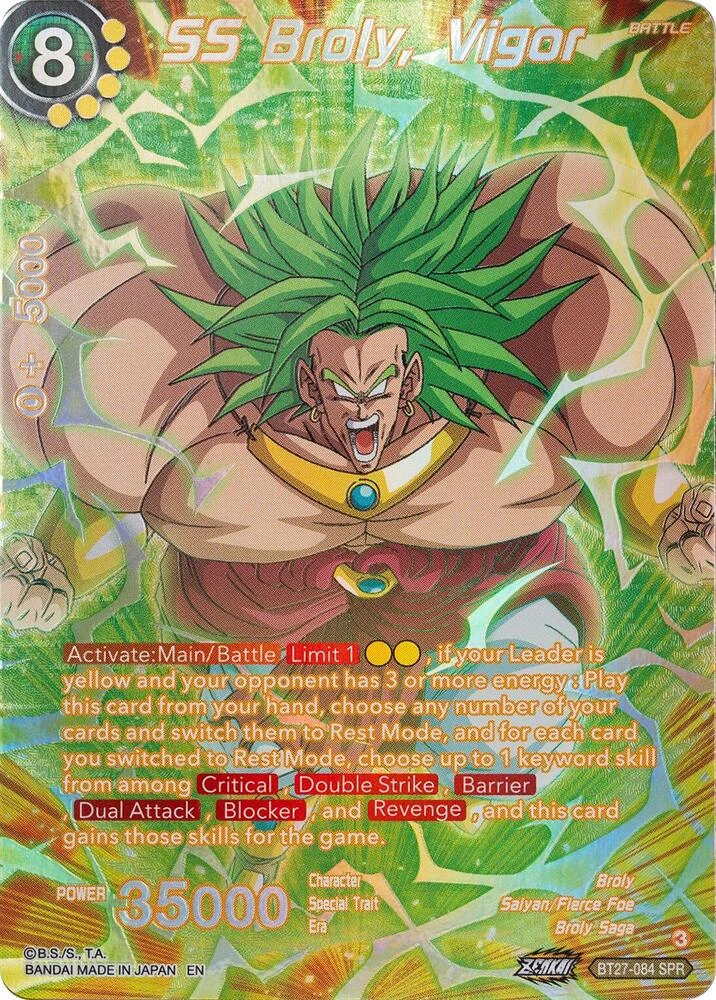 SS Broly, Vigor [SPR] #BT27-084