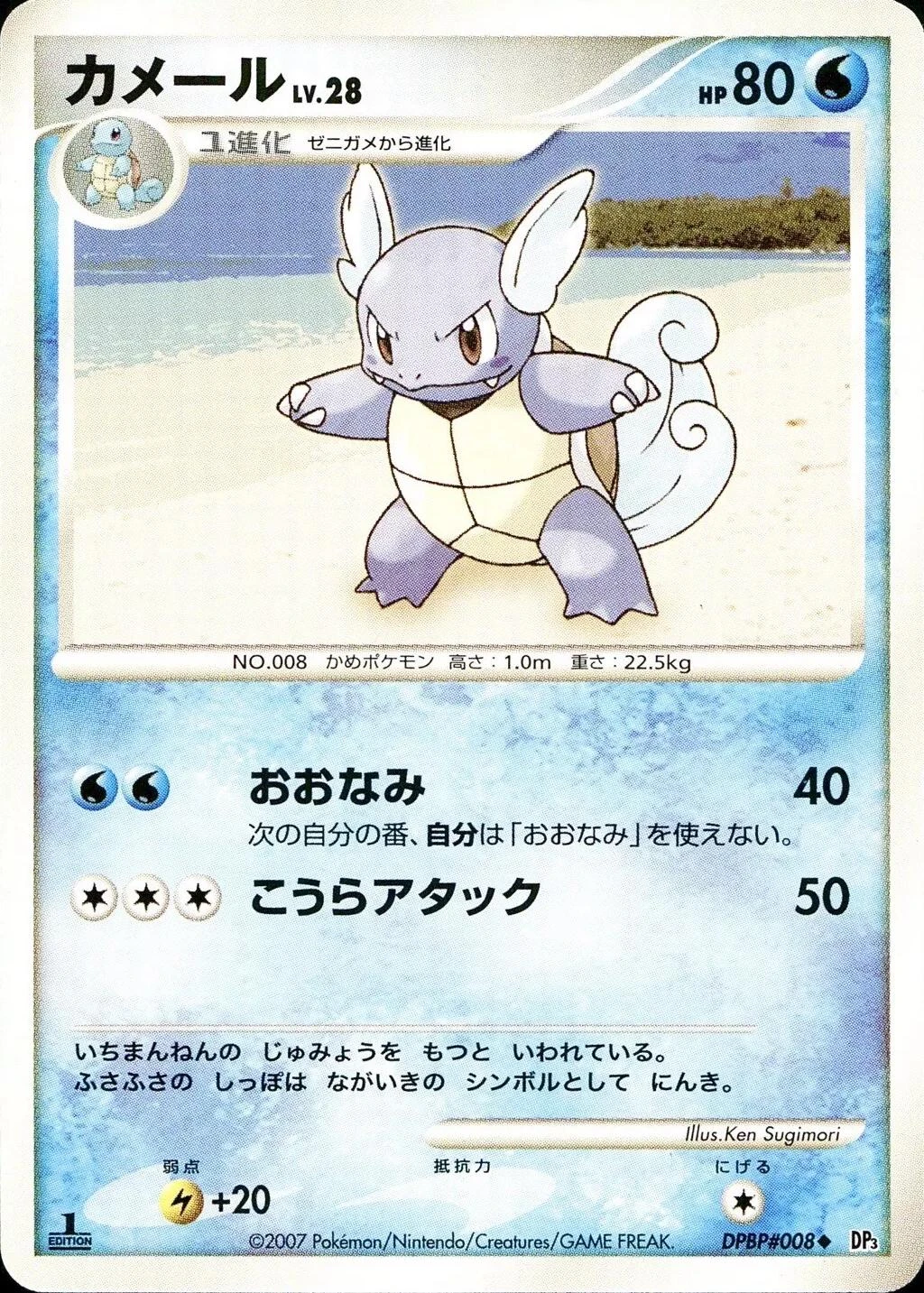 Wartortle 1st Edition
