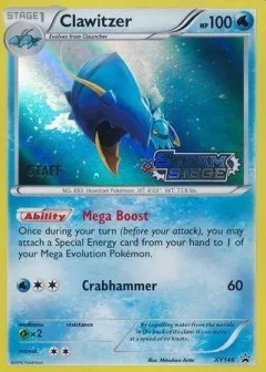 Clawitzer Prerelease Staff