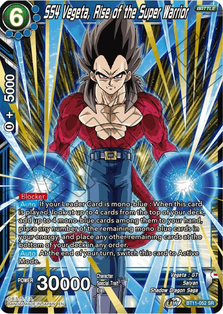 SS4 Vegeta, Rise of the Super Warrior #BT11-052