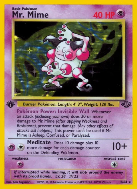 Mr Mime 1st Edition