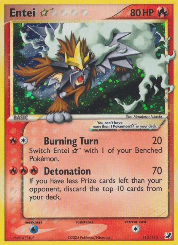 Entei Gold Star #113