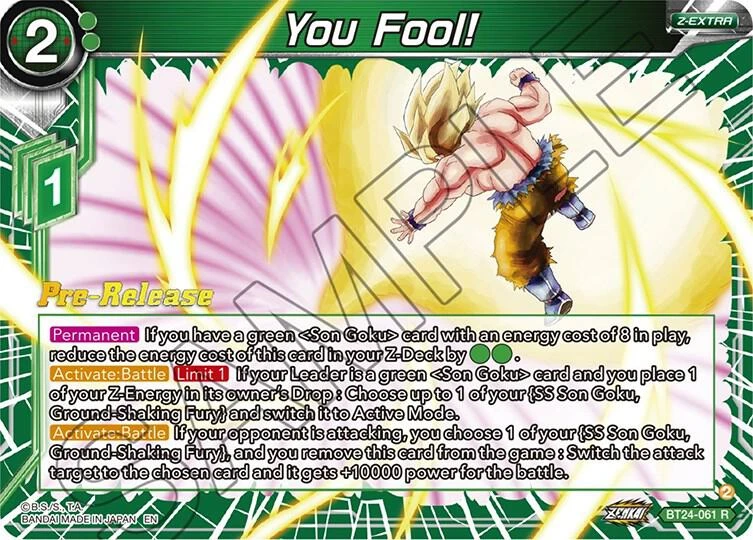 You Fool! [Pre-Release] #BT24-061