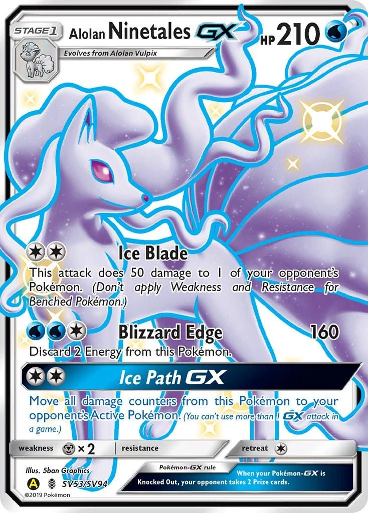 Alolan Ninetales GX #SV53