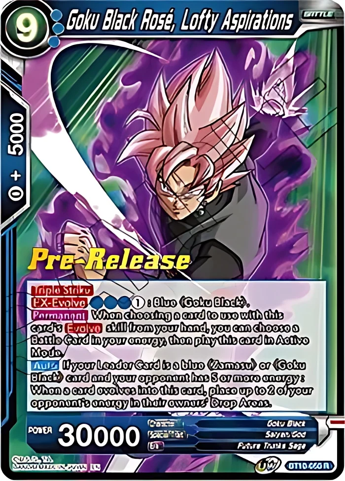 Goku Black Rose, Lofty Aspirations [Pre-Release] #BT10-050