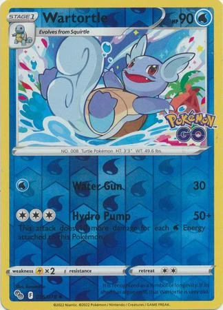 Wartortle Reverse Holo #16