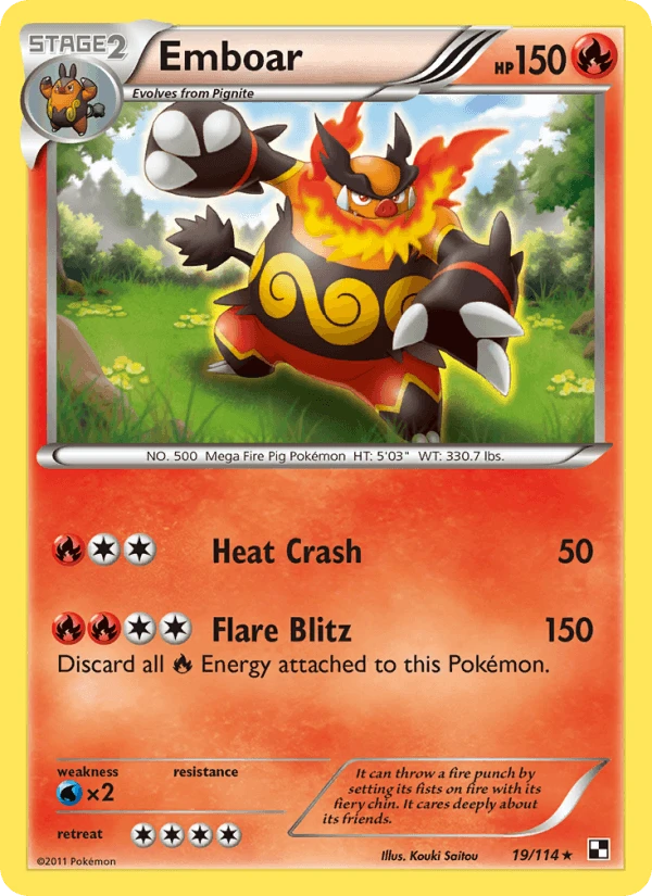 Emboar Holo #19