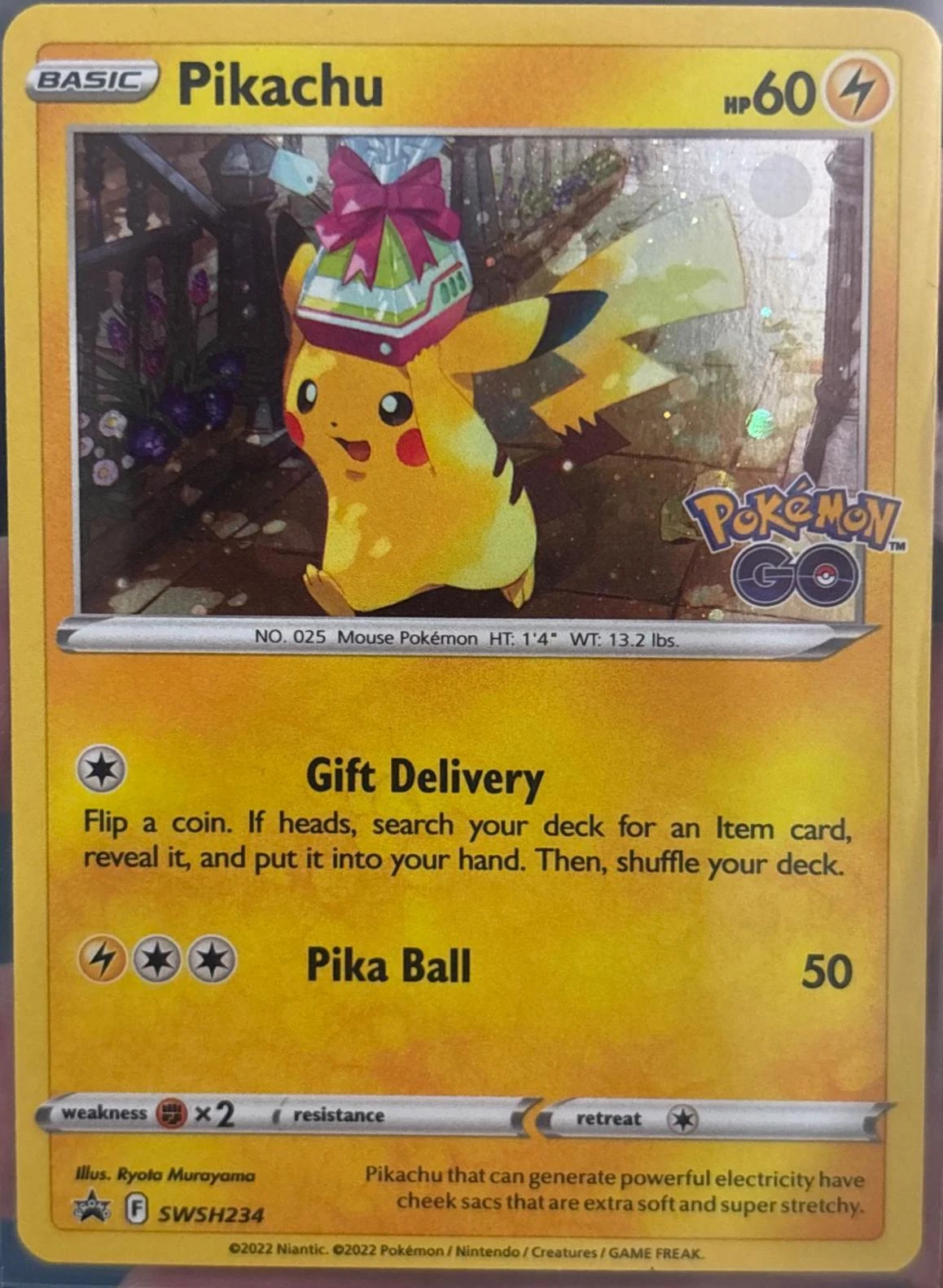 Pikachu Cosmos Holo #SWSH234