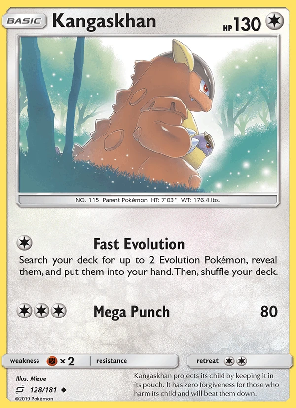 Kangaskhan Reverse Holo #128